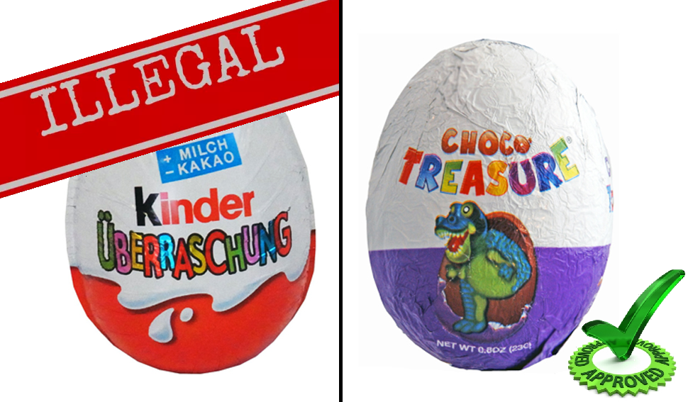 Kinder 2024 eggs illegal