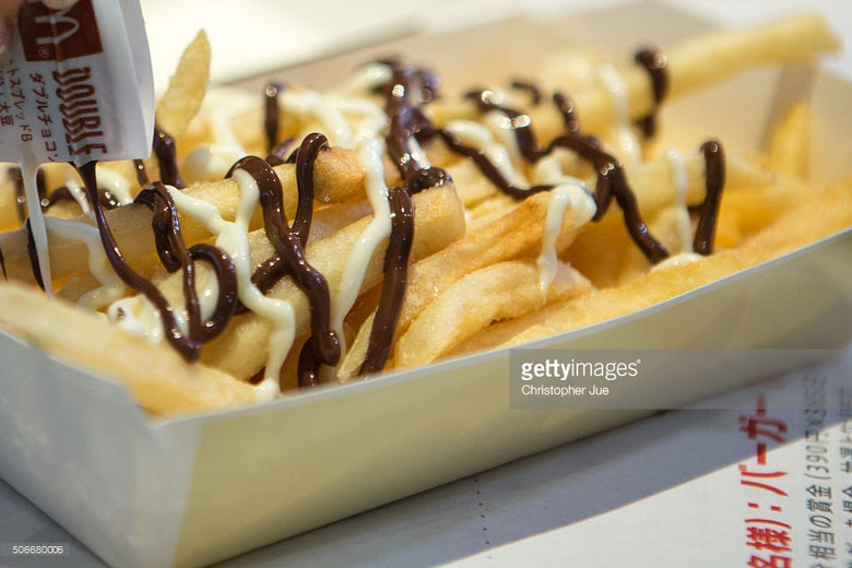 What! McDonald's now offering chocolate drizzled fries???