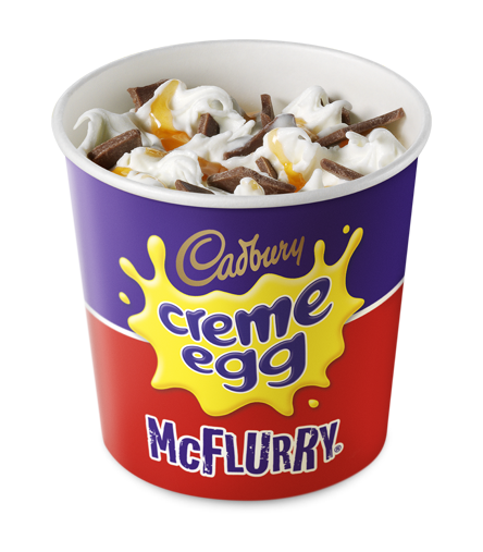 The Cadbury Crème Egg McFlurry: Better get yours in a hurry!