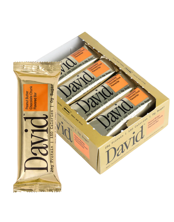 David Bar: Peanut Butter Choc Chunk (12pk)