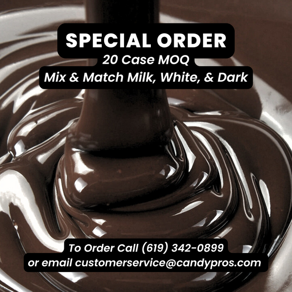 Dark Chocolate Melting Wafers - 45lb Case