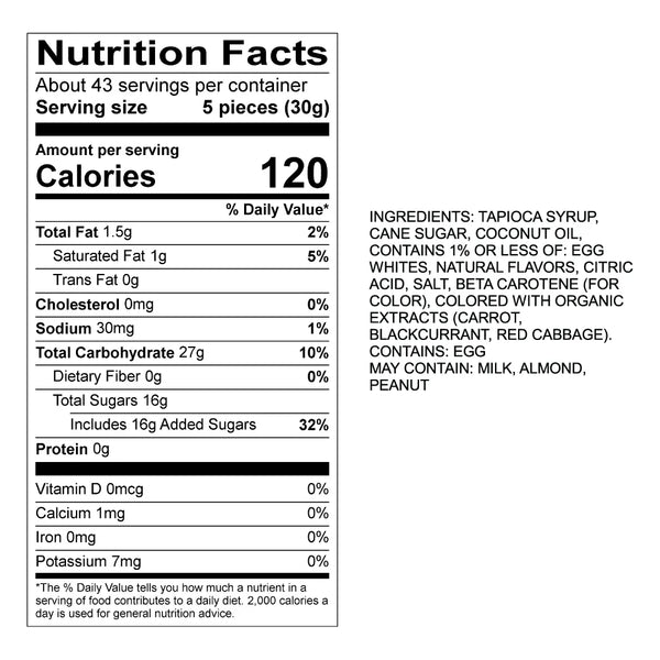 Natural Assorted Taffy (Banana, Raspberry, Watermelon) 27lbs
