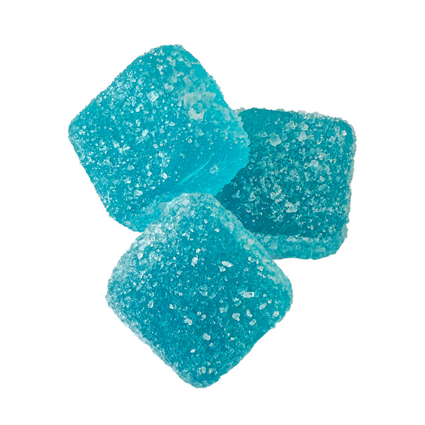 Candy Pros Sanded Vegan Pectin Cubes Blue Raspberry