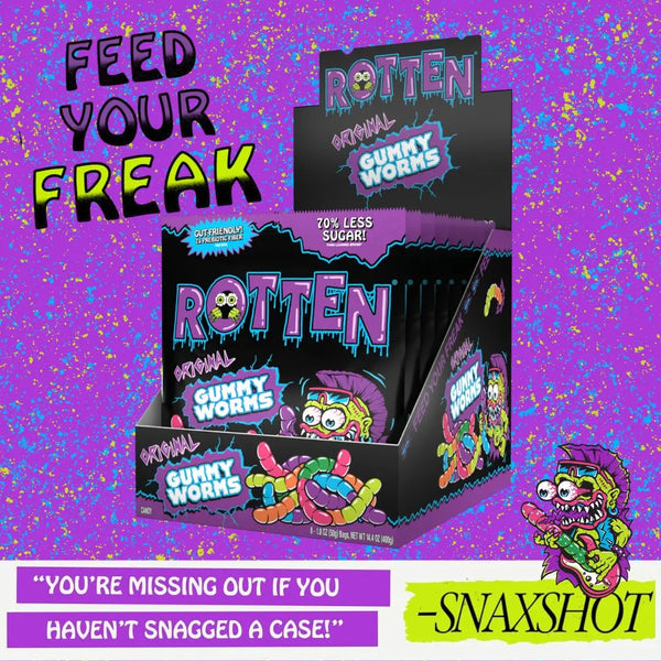 Rotten Original Gummy Worms 1.8oz x 8ct