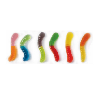 Small Gummy Worms Dual Flavors 30 Lbs