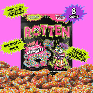 Rotten Sour Gummy Cruncheez 1.8oz x 8ct
