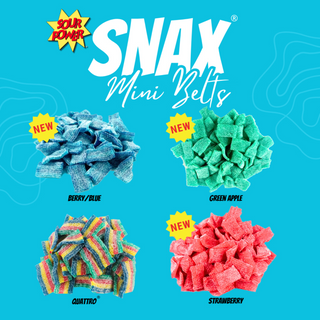 Dorval Sour Power Snax Quattro Mini Belts
