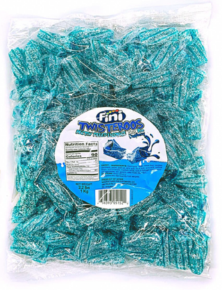 Twisteroos Sour Blue Raspberry Filled Licorice