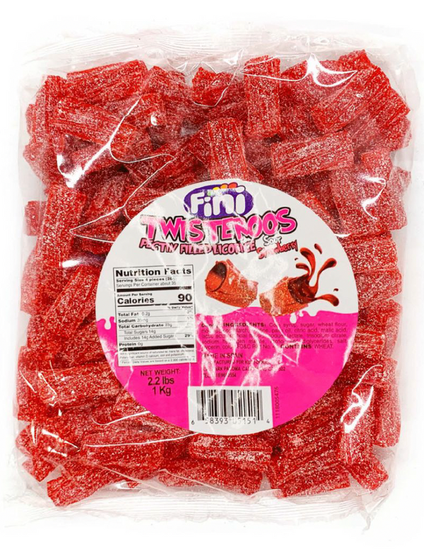 Twisteroos Sour Strawberry Filled Licorice