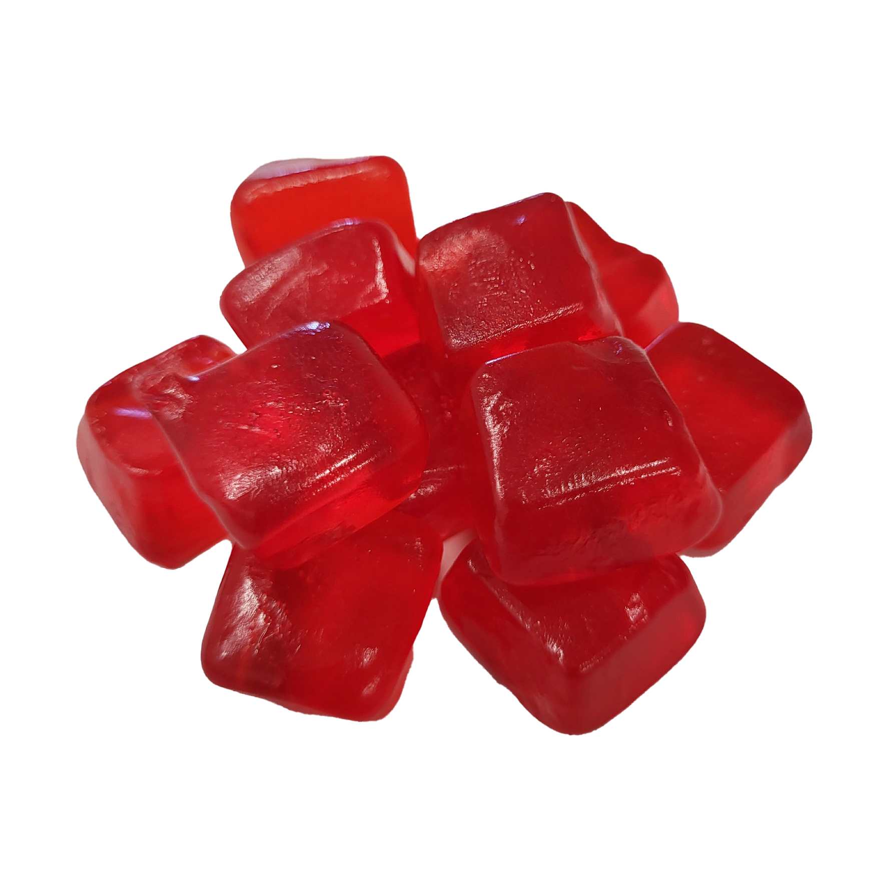 Melt & Pour Watermelon Gummy Cubes Bulk Red Gummy Cubes Candy Pros