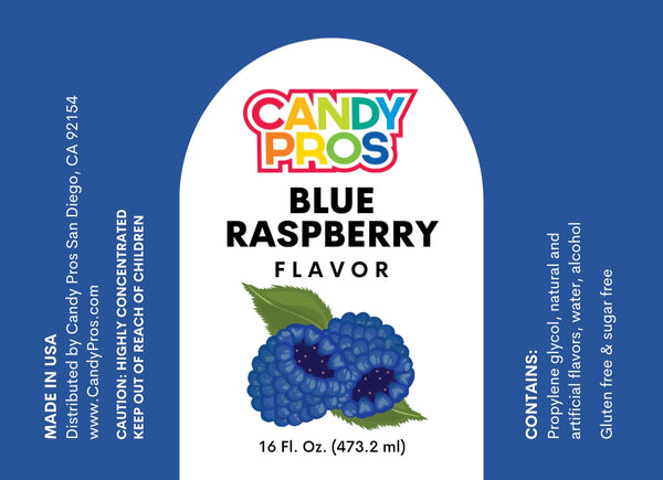 Blue highest Raspberry Flavor Extra Strength