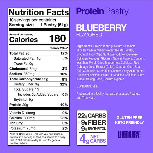 Legendary Tasty Pastry:10pk: Blueberry