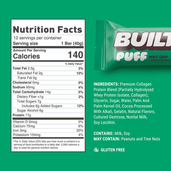 Built Puff: Mint Chip (12pk)
