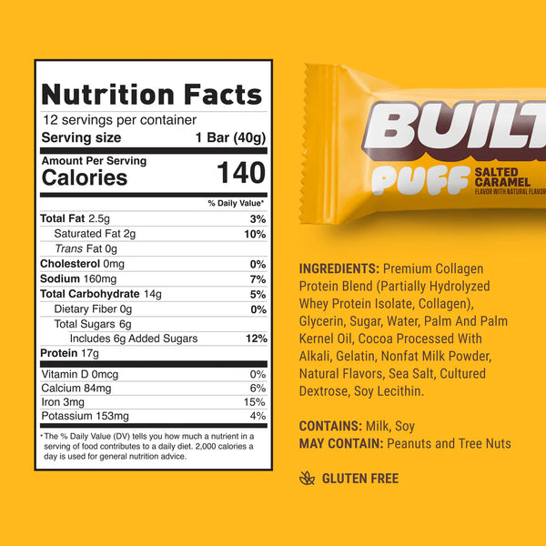 Built Puff: Salted Caramel (12pk)