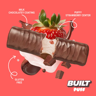 Built Puff: Strawberries Creme (12pk)