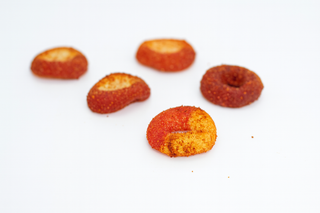 Chamoy Peach Gummy Rings 15lbs