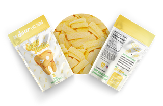 Sour Tooth Sour Pineapple Belts 4oz x 12ct