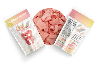 Sour Tooth Sour Pink Lemonade Belts 4oz x 12ct
