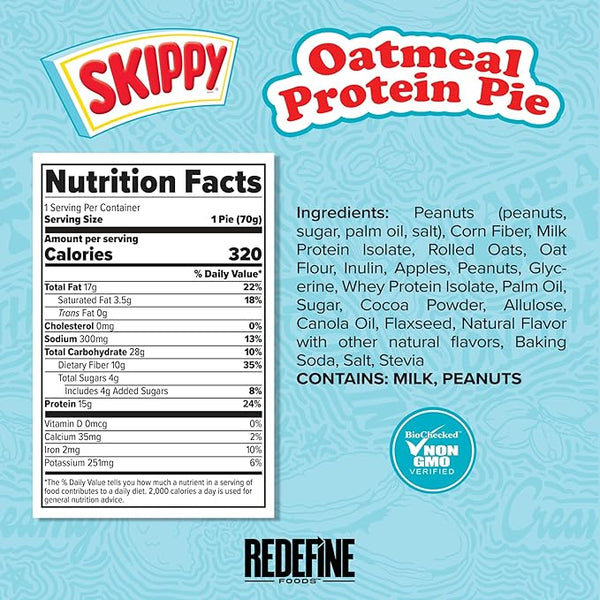 Finaflex: Oatmeal Pie: Skippy Chocolate (8pk)