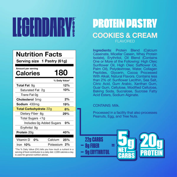 Legendary Tasty Pastry:10pk: Cookies Cream