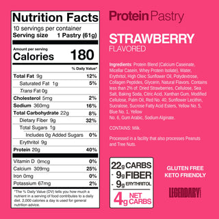 Legendary Tasty Pastry:10pk: Strawberry