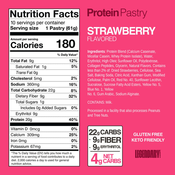 Legendary Tasty Pastry:10pk: Strawberry