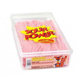 Sour Power Straws Strawberry (12/200 ct)