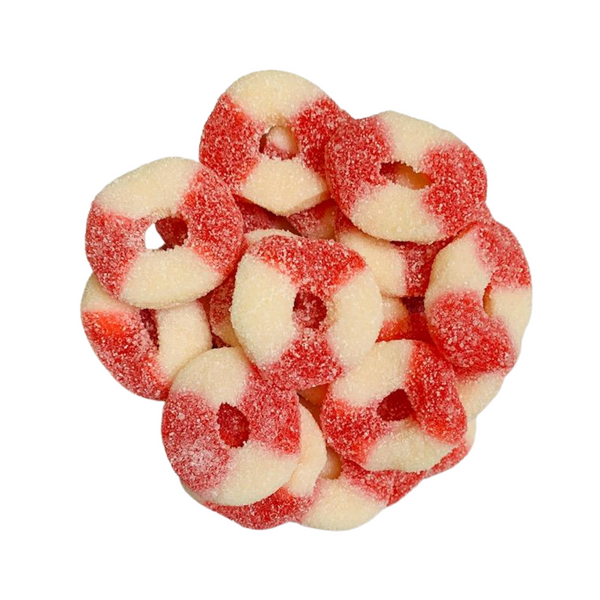 Sour Strawberry Gummy Rings
