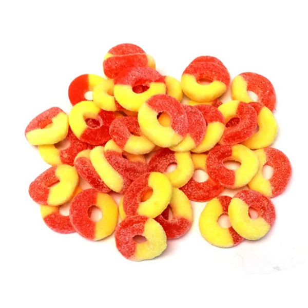 CBD Gummy Peach Rings Grab Bag (200mg) – theskinnyfoodco