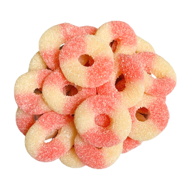Sour Pink Lemonade Gummy Rings