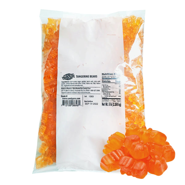 Candy Pros Tangerine Bears