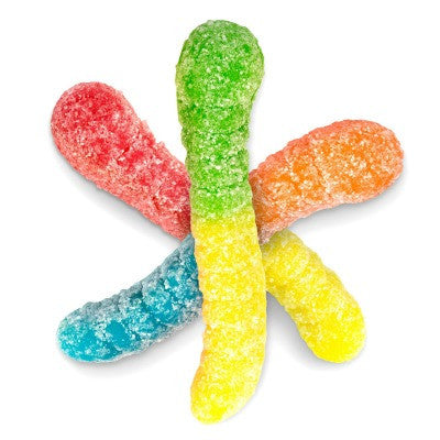 Albanese Sour Neon Worms Mini 18 Lbs